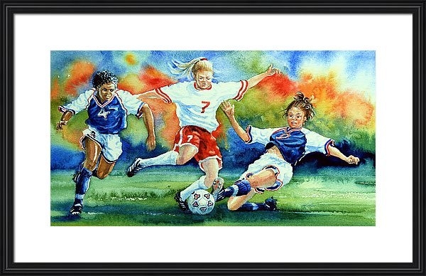 American Womens Soccer painting