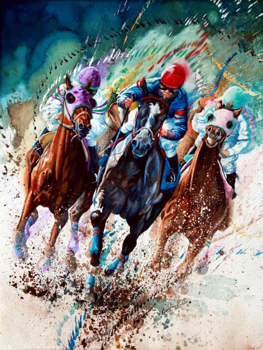Horse Racing Art Kentucky Derby Painting