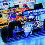 Formula One Race Car Wall Murals