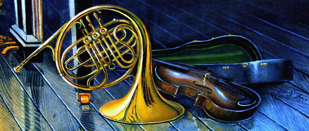 Music Instruments Painting