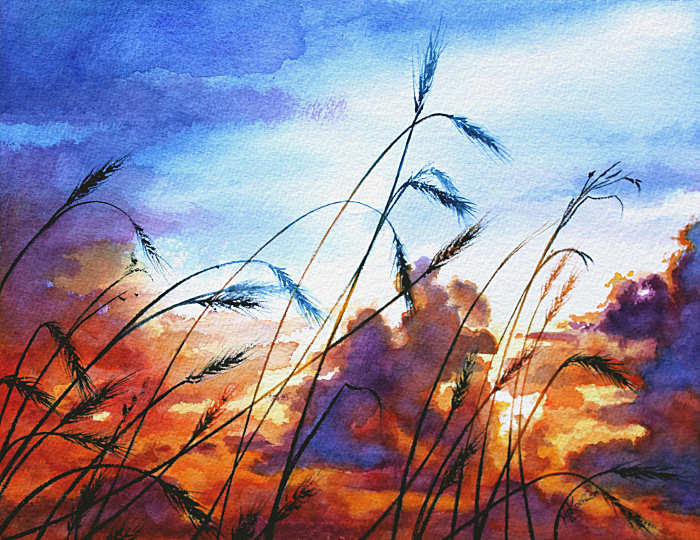 prairie landscape painting
