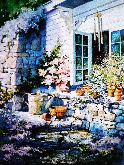 garden painting
