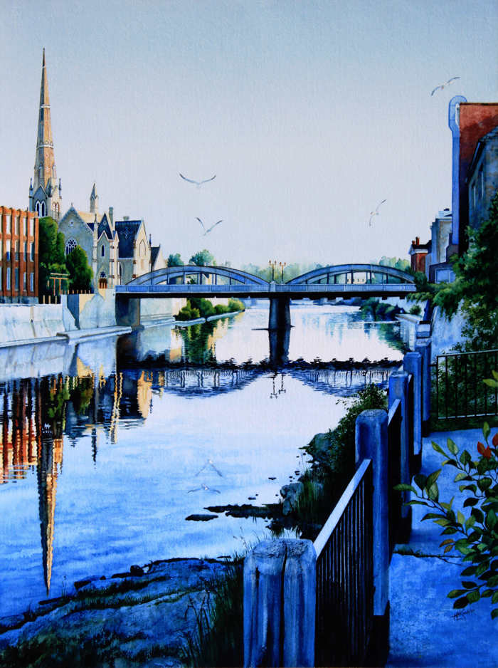 painting of Cambridge Ontario