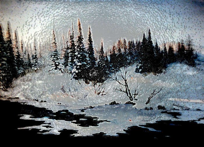 digital painting landscape