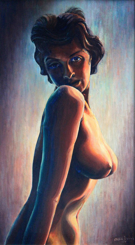 woman contemporary painting