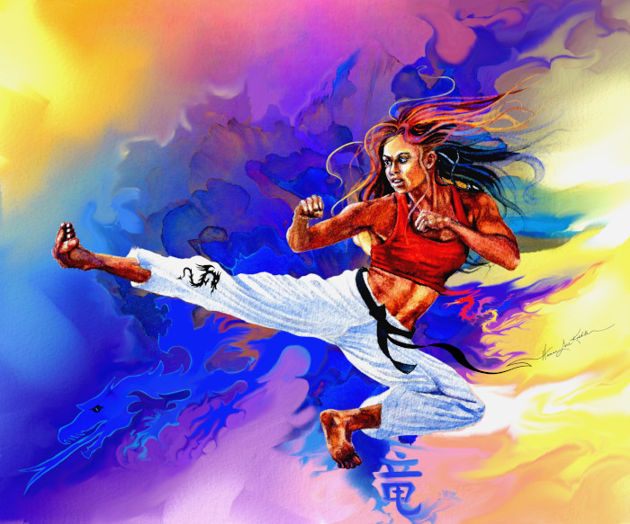 Karate Marshal Arts Painting