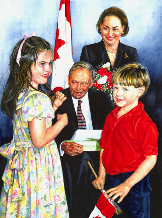 government portrait of Prime Minister Jean Chretien of Canada
