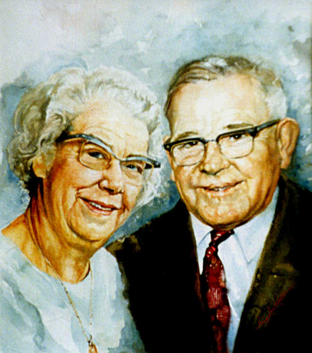 grandparents portrait