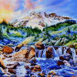 Edith Creek Mount Rainier Painting