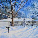 Minnesota Home Portrait from photo