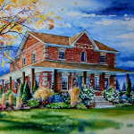 Guelph Watercolor House Portrait
