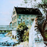 painting of The Old Cambridge Mill