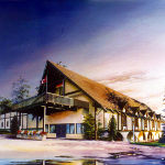 painting of Kitchener Waterloo Concordia Club