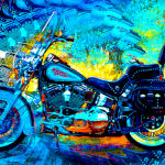 Hog Wild Motorcycle Art