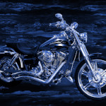 Harley Blue Midnight Art