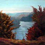 Grand River Look-out oil painting