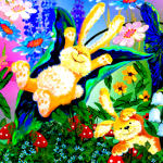 bunny painting for kids