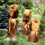 Owl Chainsaw Carving